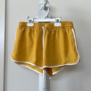 FOREVER 21 Size XS Yellow Lightweight Flowy Shorts!!
